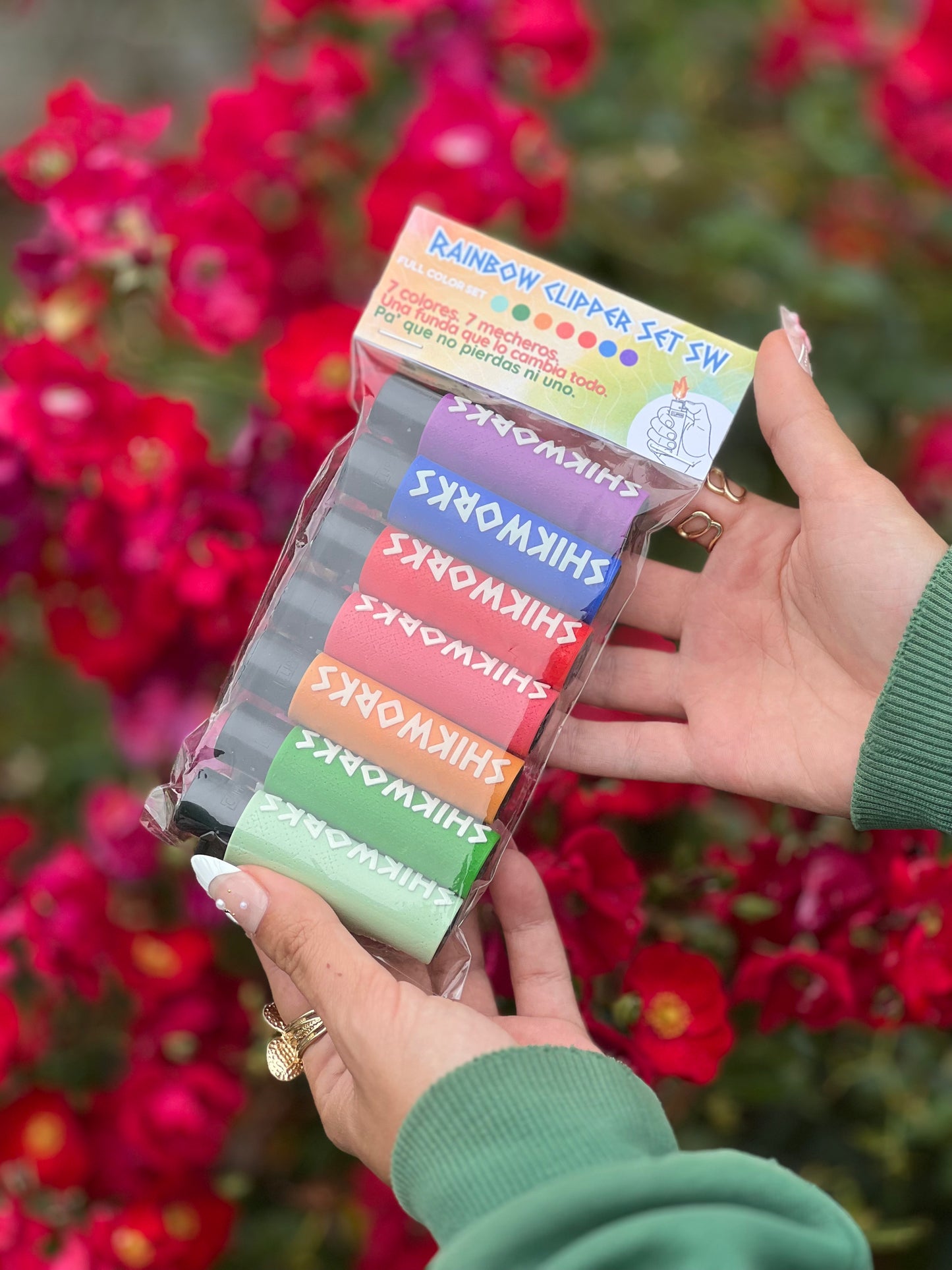 Pack de 7 Mecheros de Colores – Colección Completa al Mejor Precio👀
