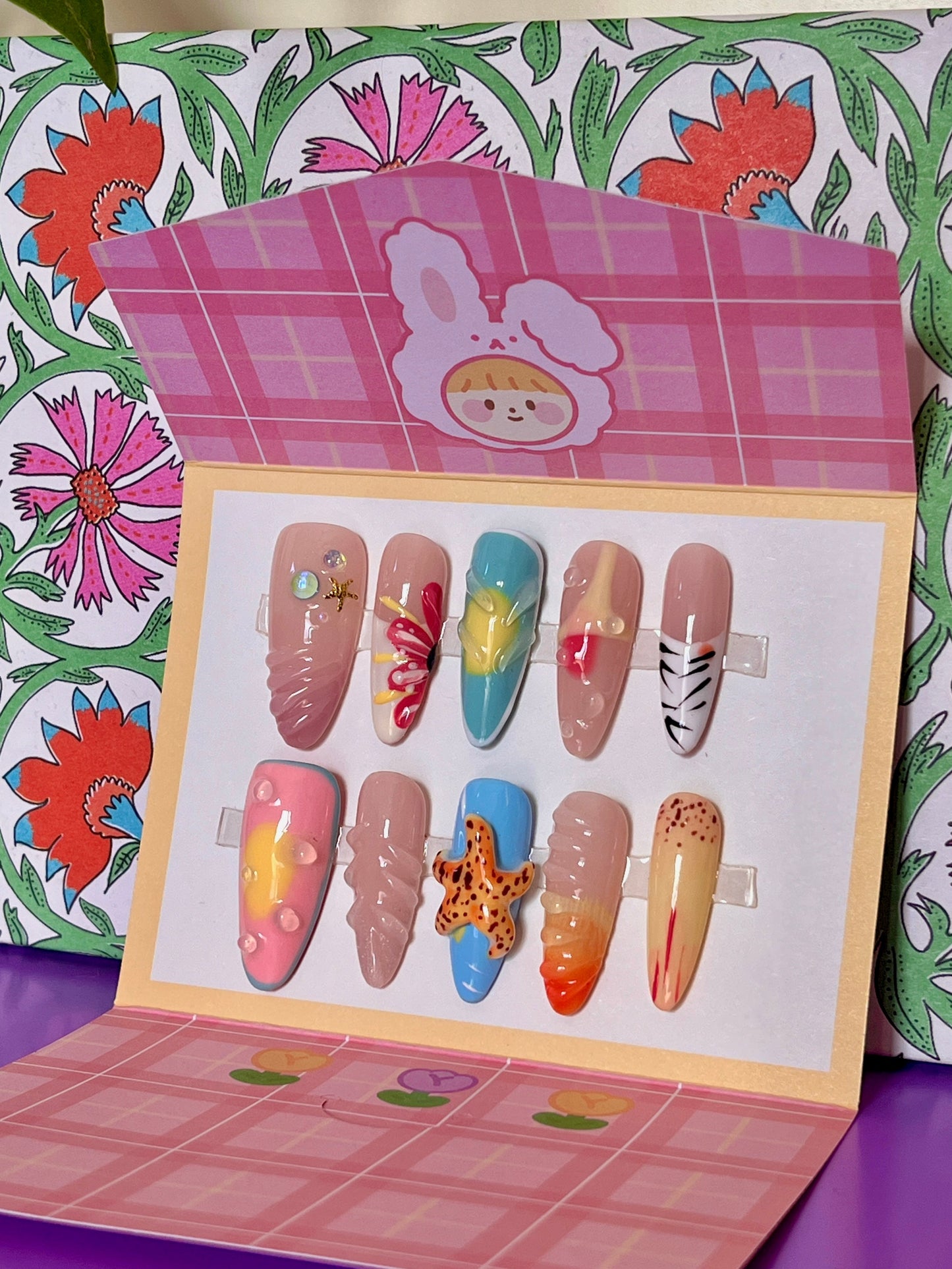 Tropical Dream – Uñas Press On