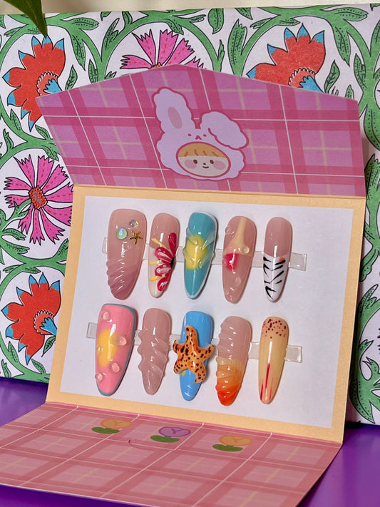 Tropical Dream – Uñas Press On