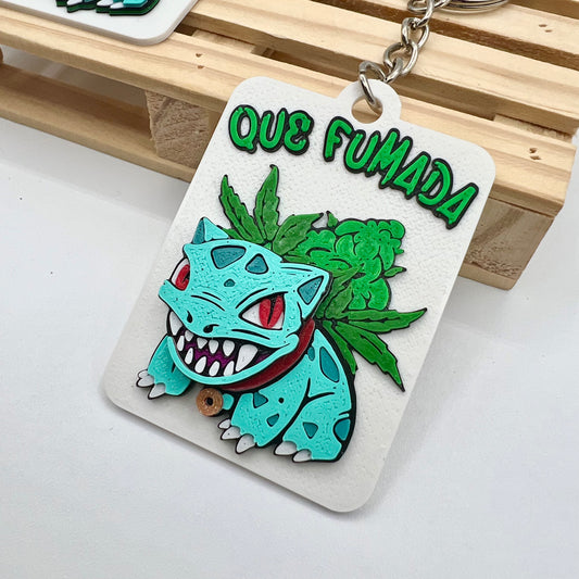Bulbasur QueFumada llavero - Shikworks