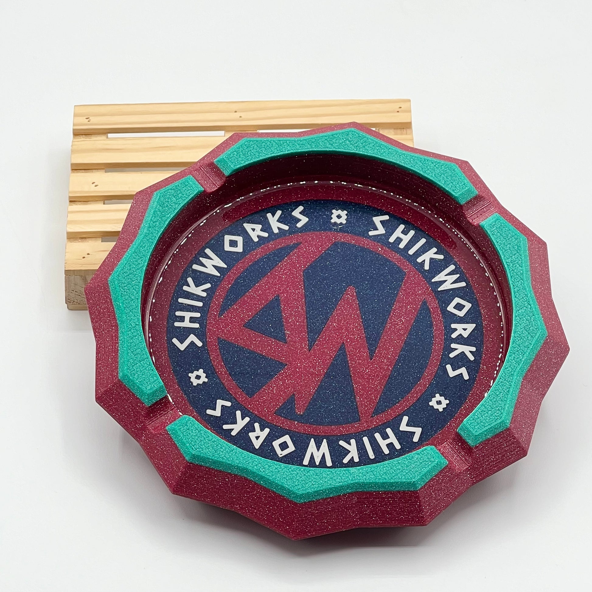 SW cenicero L (cereza/azul) - Shikworks