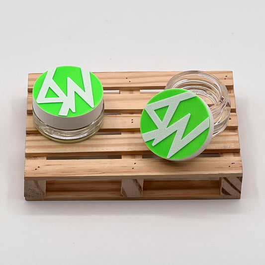 SW bote 5 ml verde / blanco - Shikworks