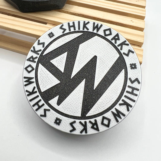 SW Grinder M negro galaxia/blanco - Shikworks