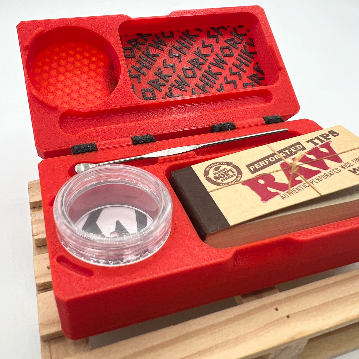 SHIKBOX SW HoneyComb traffic red - Shikworks