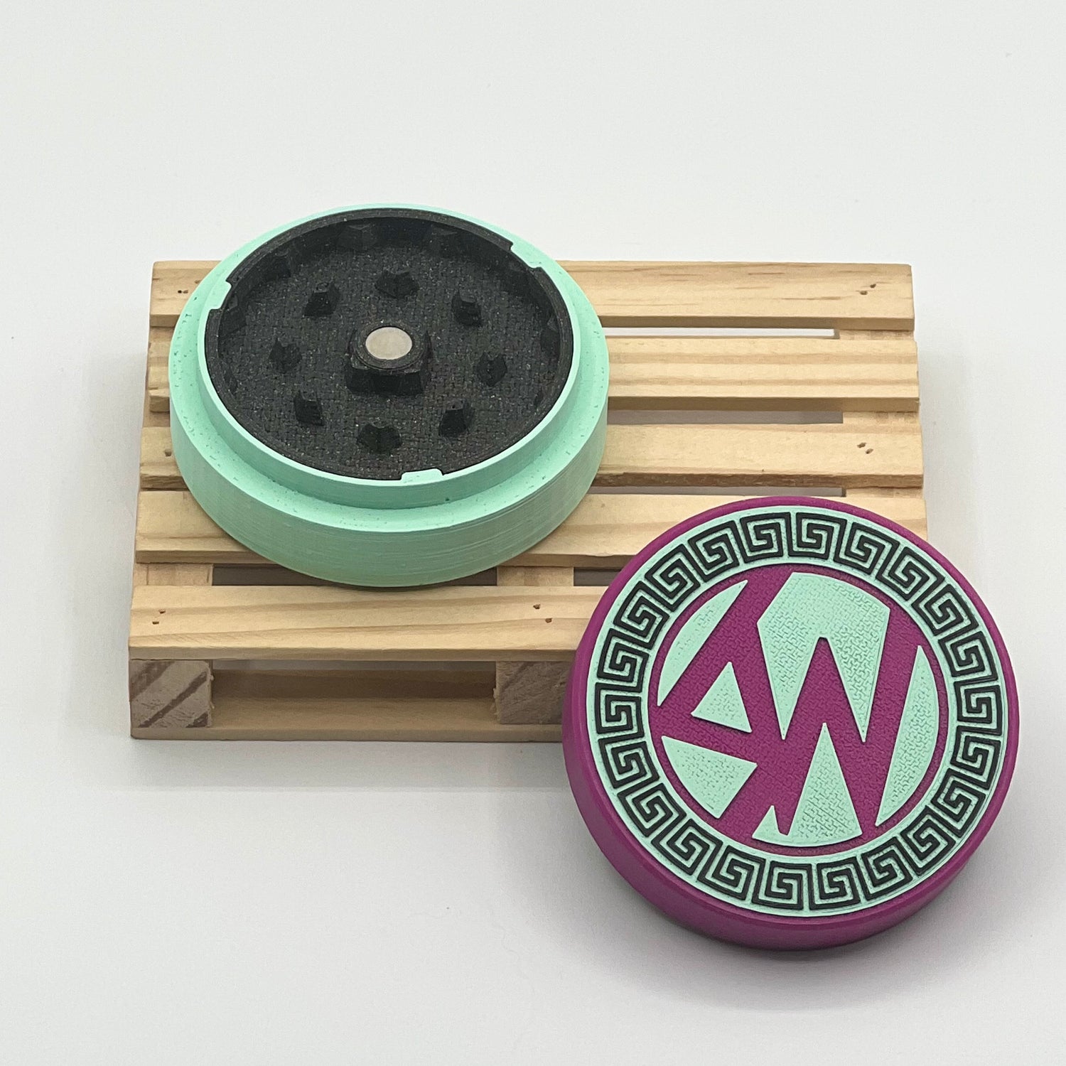 SW Grinder L (menta/morado) - Shikworks