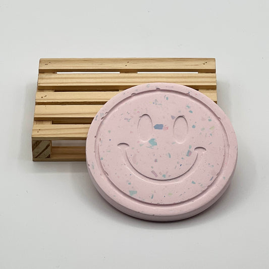 Posavasos Lightpink blue confeti - Shikworks