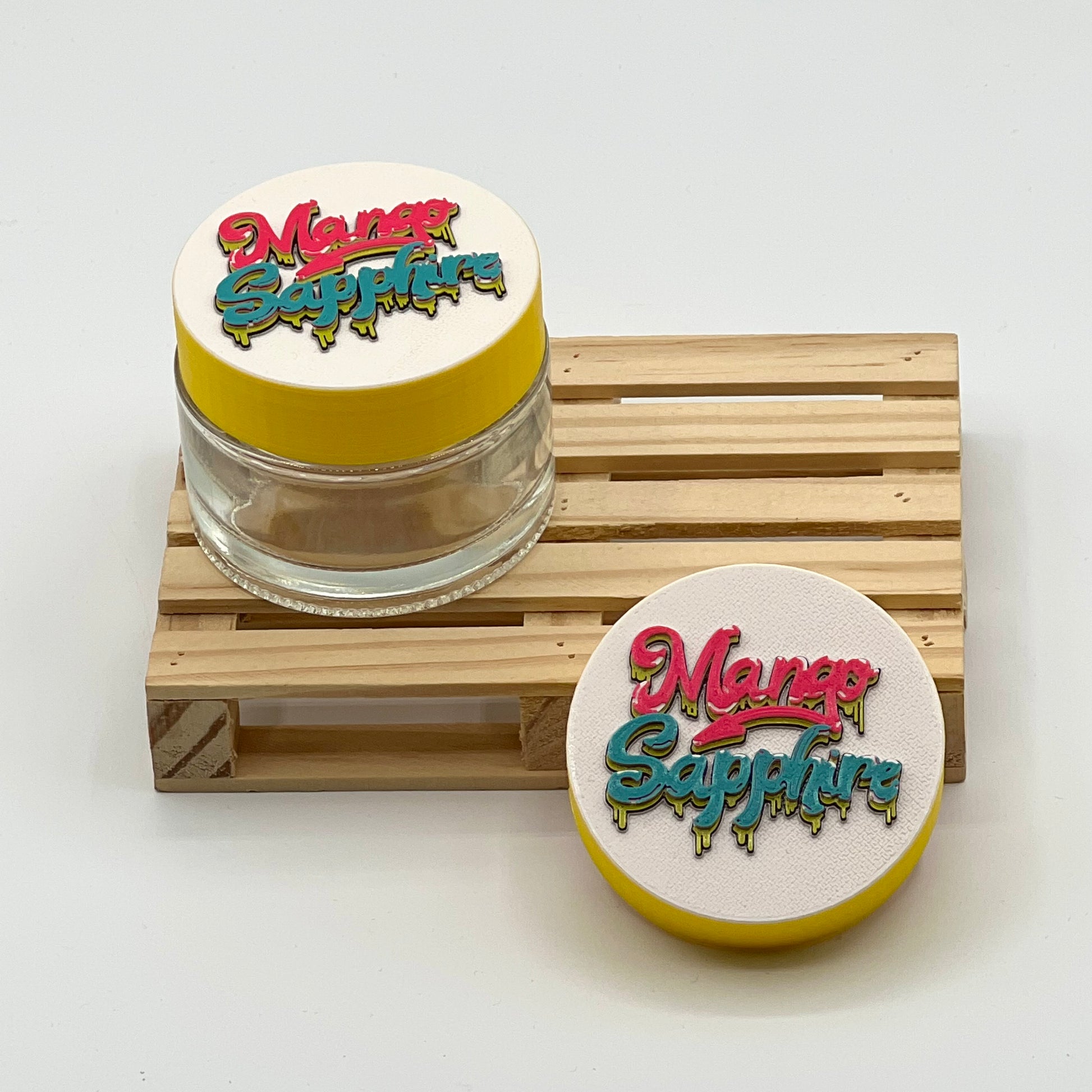 Mango Sapphire 50 ml letras amarillo - Shikworks