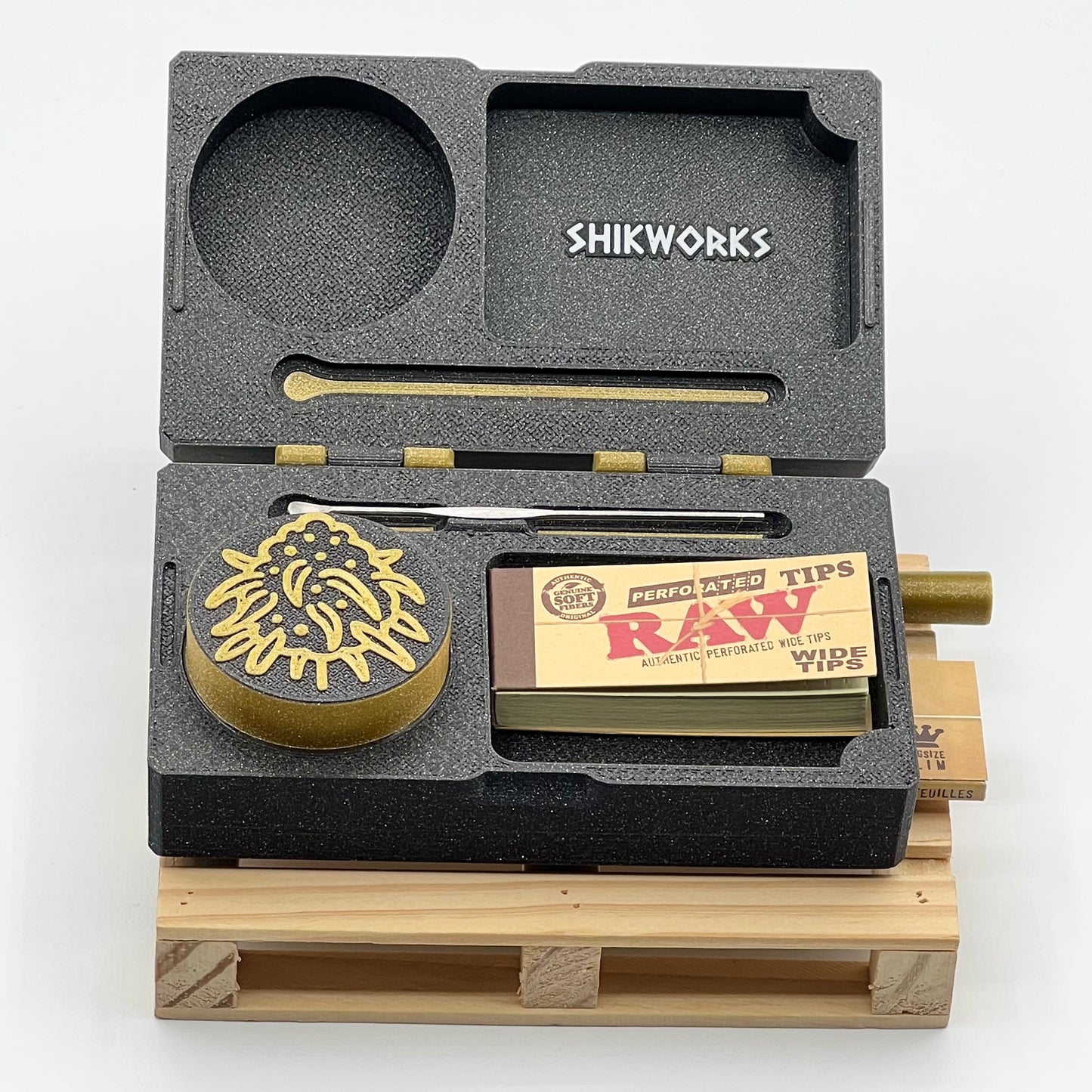 SHIKBOX Cristal SW negro galaxia / dorado - Shikworks