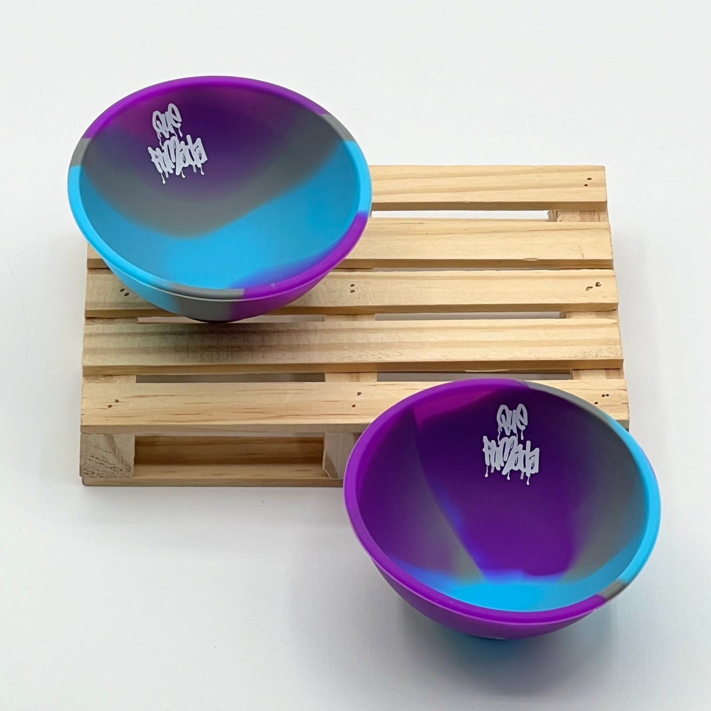 Cuenco silicona QueFumada azul/morado - Shikworks