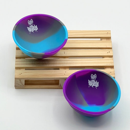 Cuenco silicona QueFumada azul/morado - Shikworks