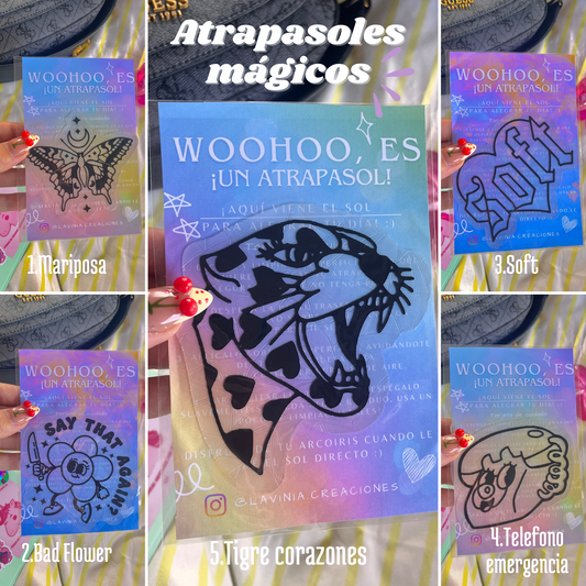 Atrapasoles – Vinilo estático decorativo para ventana | Elige tu diseño favorito