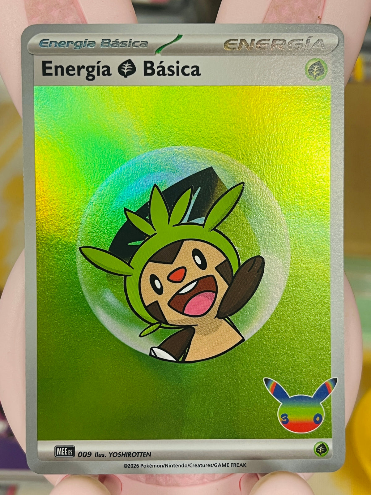 Cartas decorativas Pokémon del 30.º aniversario