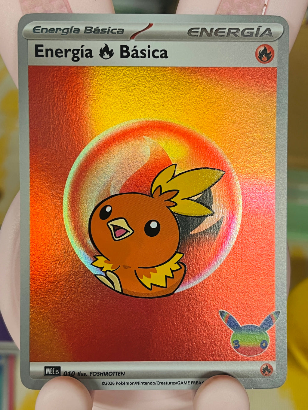 Cartas decorativas Pokémon del 30.º aniversario