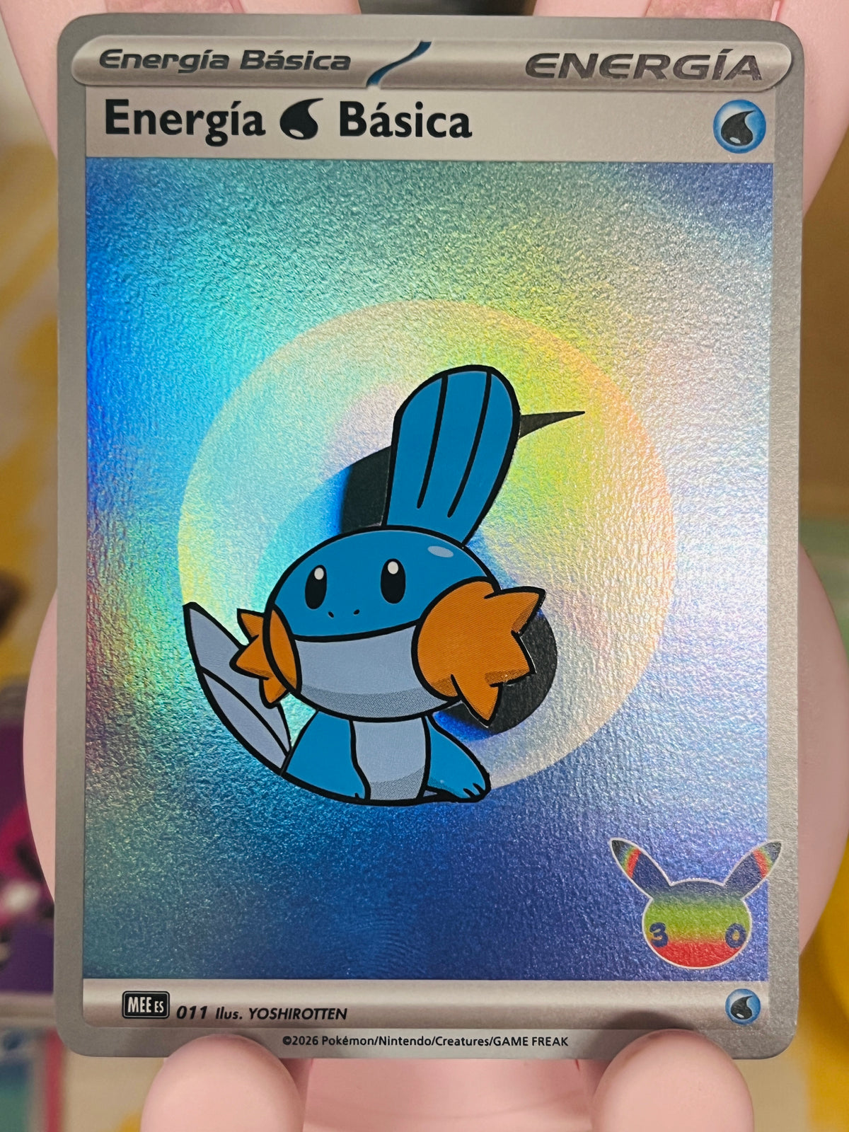 Cartas decorativas Pokémon del 30.º aniversario