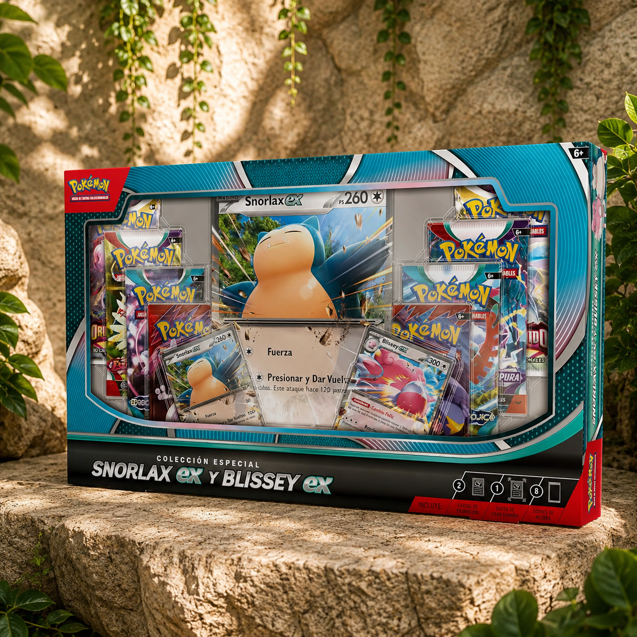 Colección Especial Pokémon Snorlax ex y Blissey ex | Español