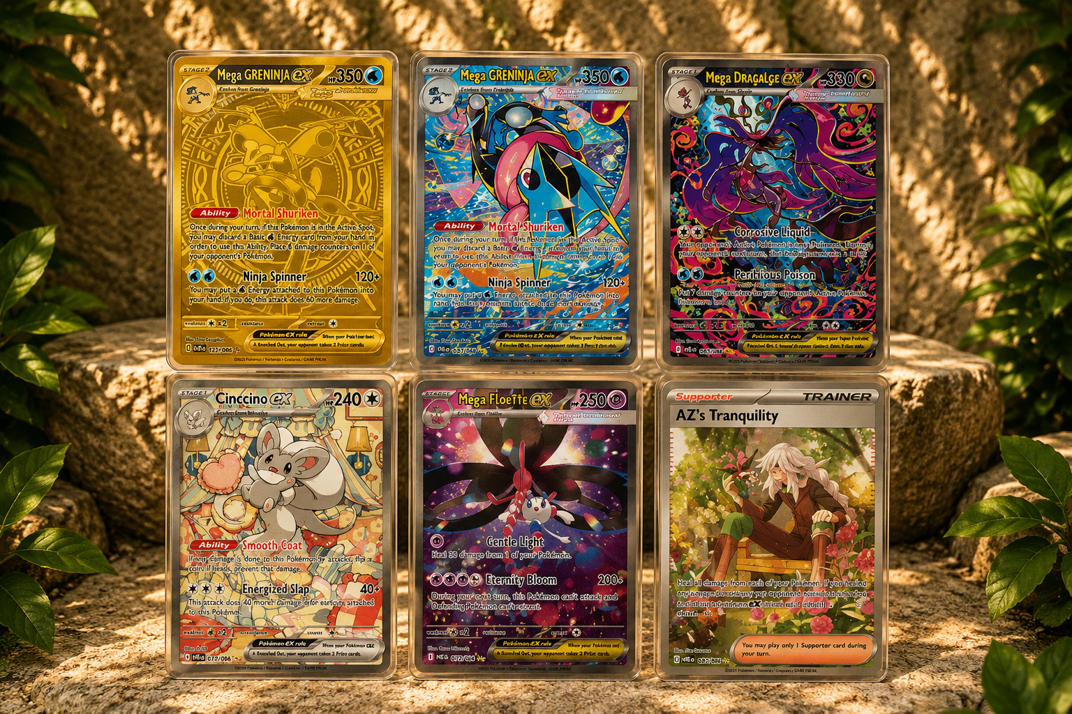 Lote de Sobres Pokémon Megaevolución: Caos Creciente (6 Sobres)