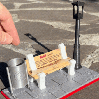 STL La Plazita diorama urbano – Mini escena urbana 3D para imprimir - Shikworks