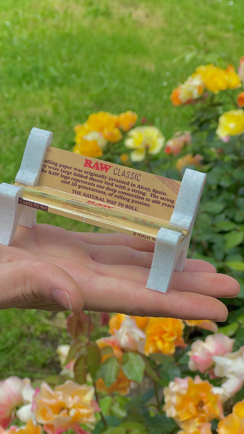 Benchroll – Mini banco decorativo 3D | Accesorio urbano para escritorio - Shikworks