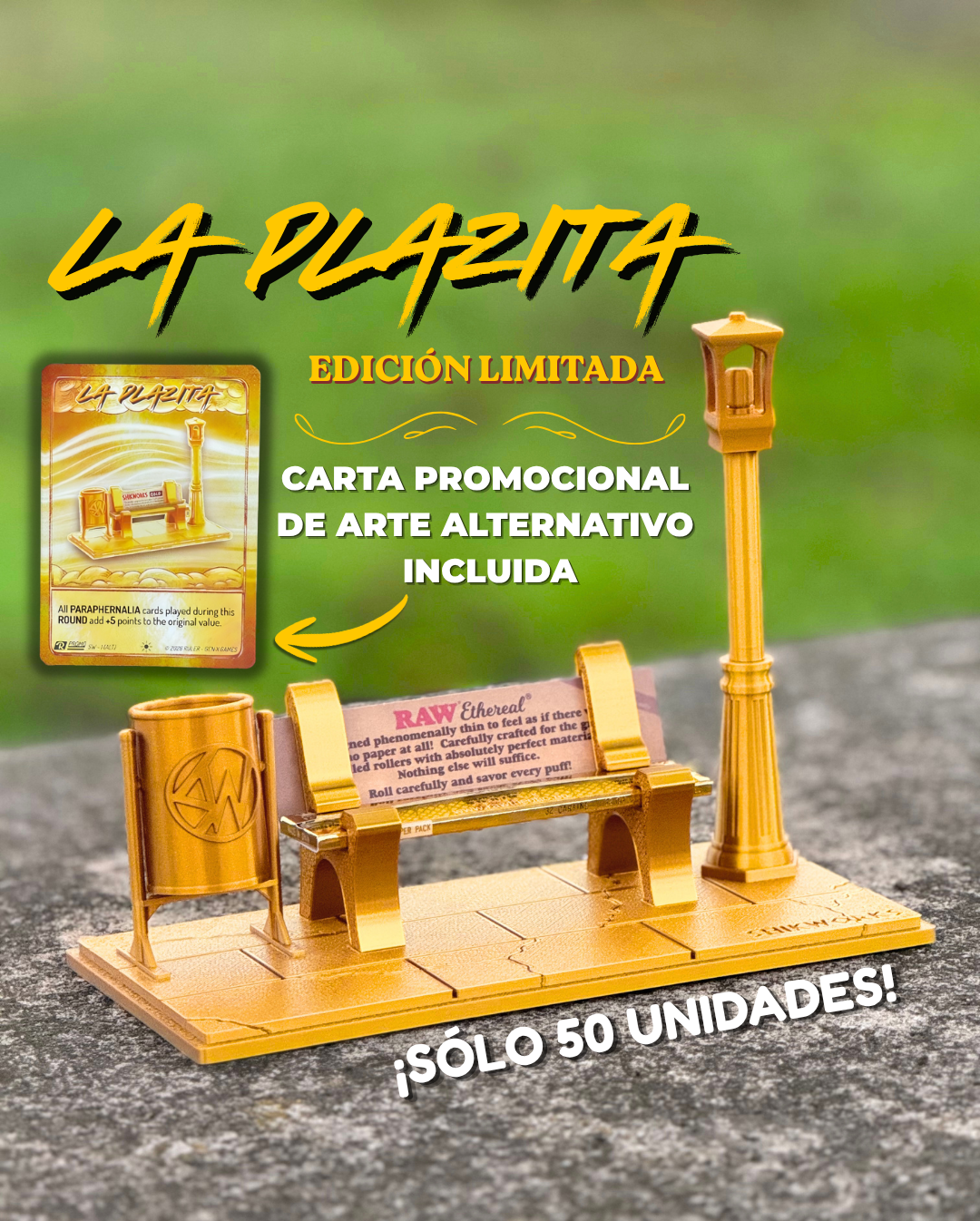 DROP 01 – La Plazita Gold Edition (50 unidades numeradas)