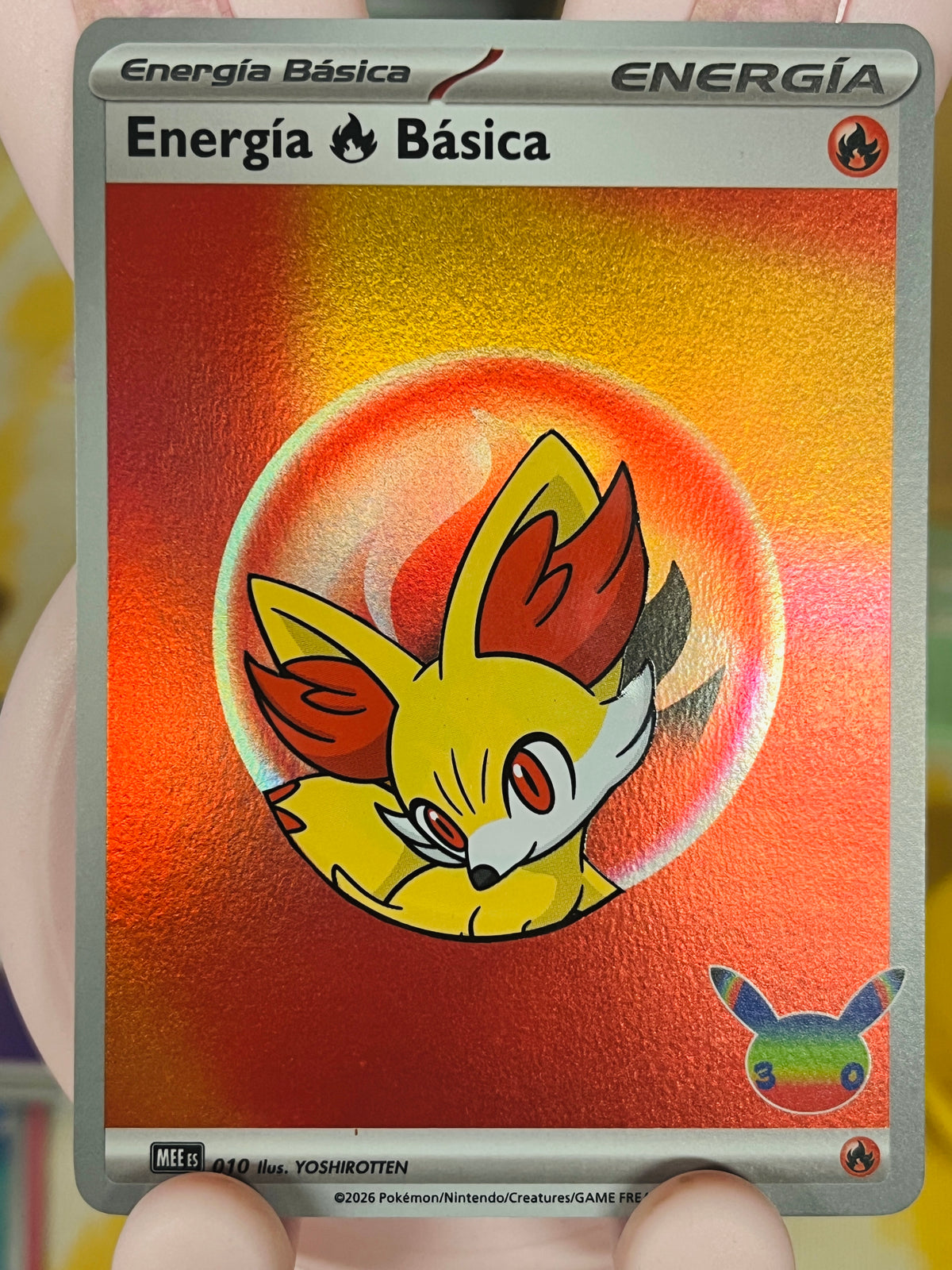 Cartas decorativas Pokémon del 30.º aniversario