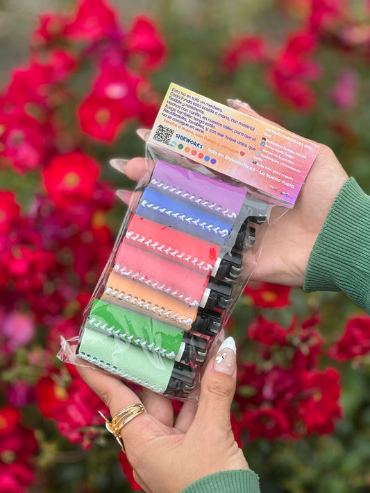 Pack de 7 Mecheros de Colores – Colección Completa al Mejor Precio👀