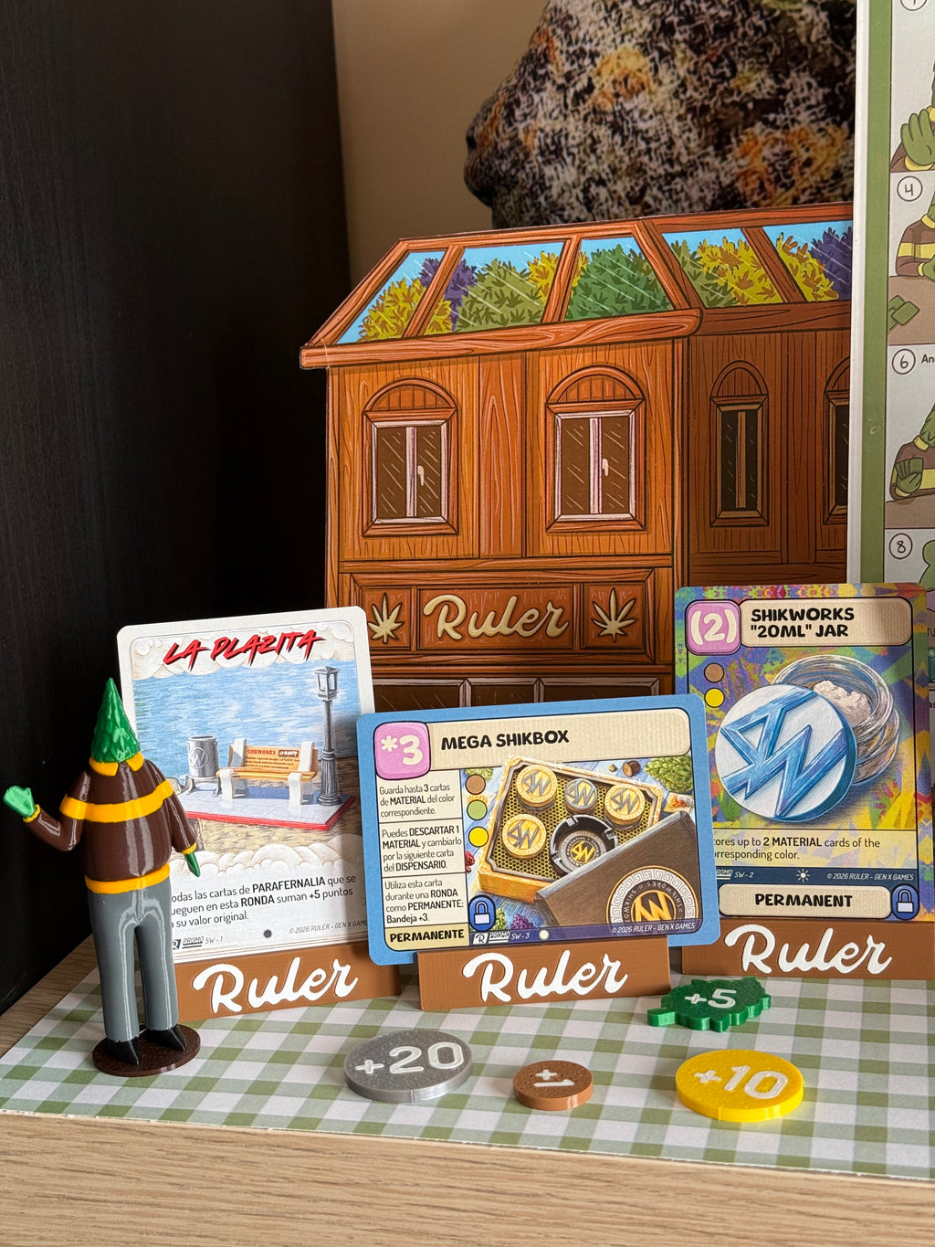 Ruler The Game cartas urbanas – Edición especial con cartas y figura 3D - Shikworks