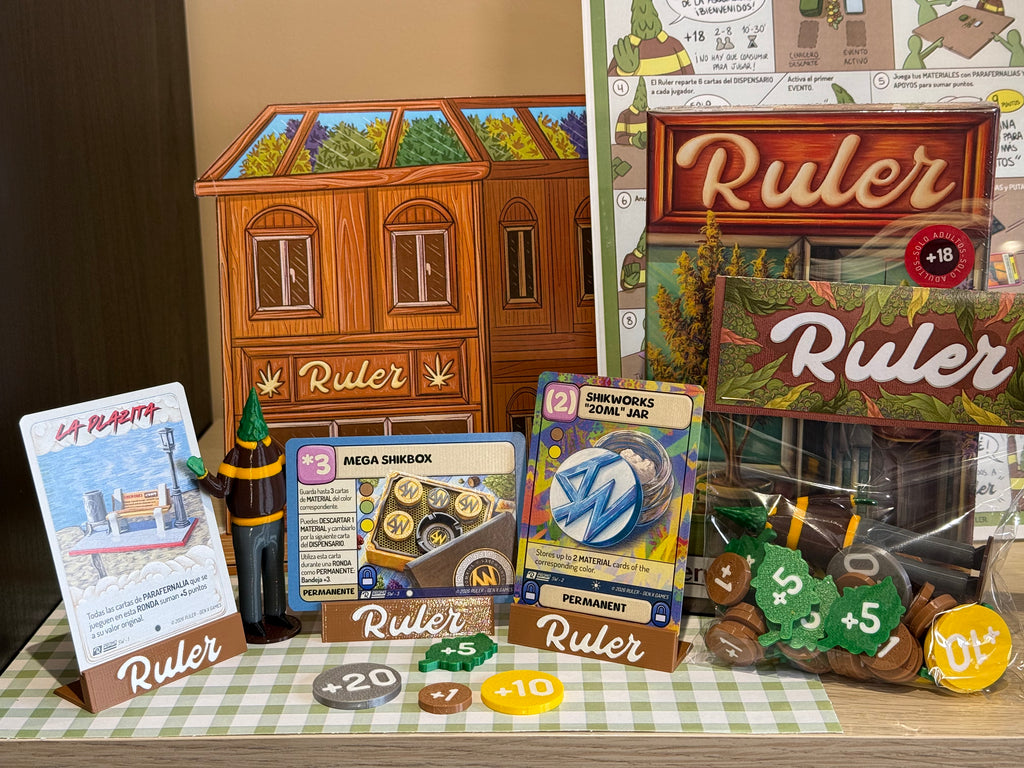 Ruler The Game cartas urbanas – Edición especial con cartas y figura 3D - Shikworks