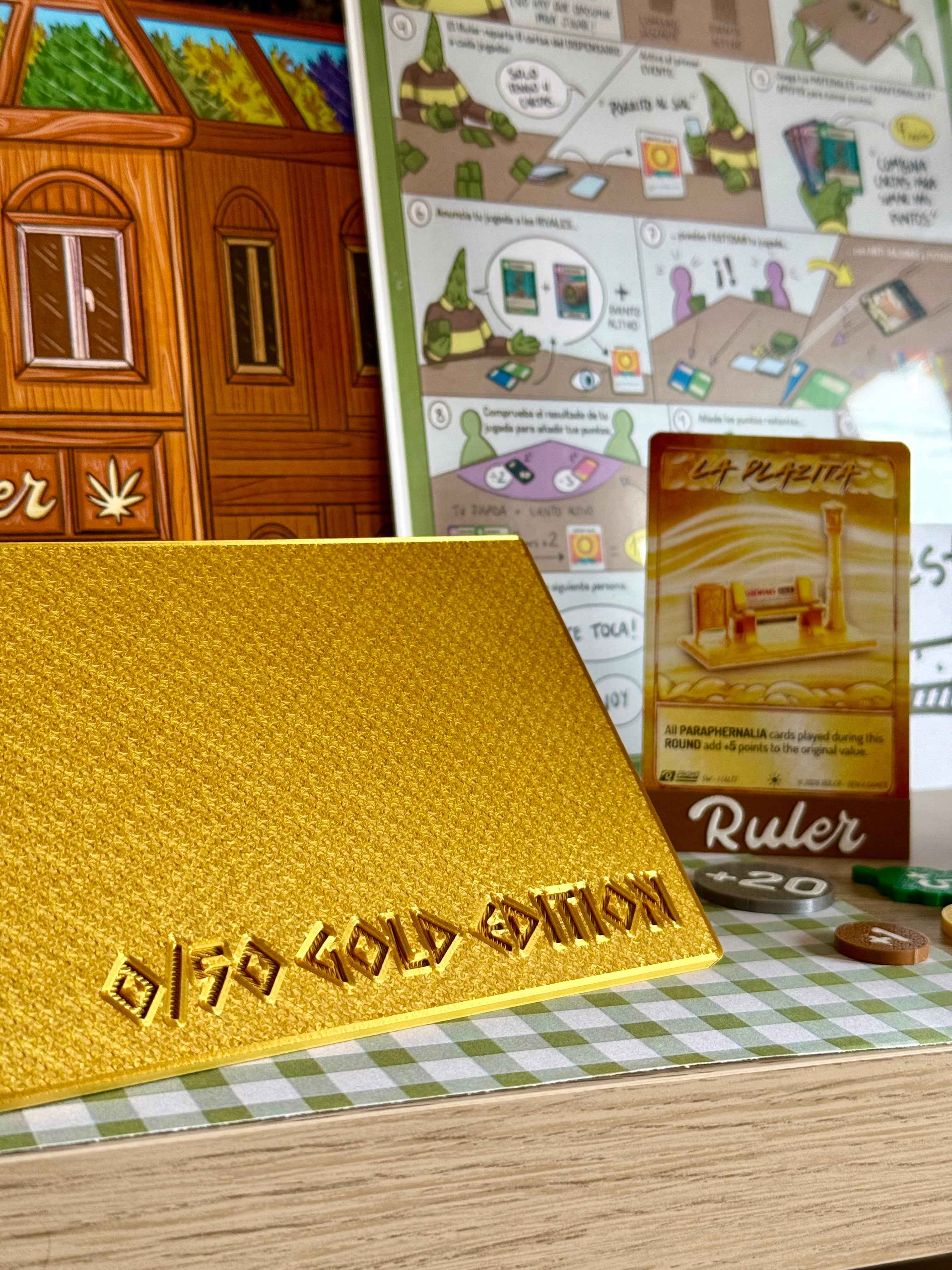 DROP 01 – La Plazita Gold Edition (50 unidades numeradas)