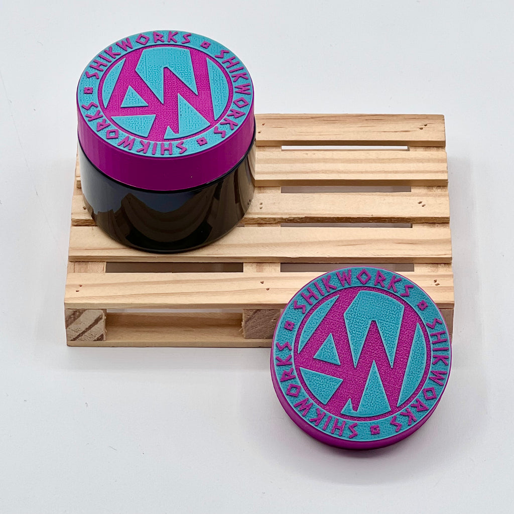 SW bote 50 ml morado/turquesa - Shikworks