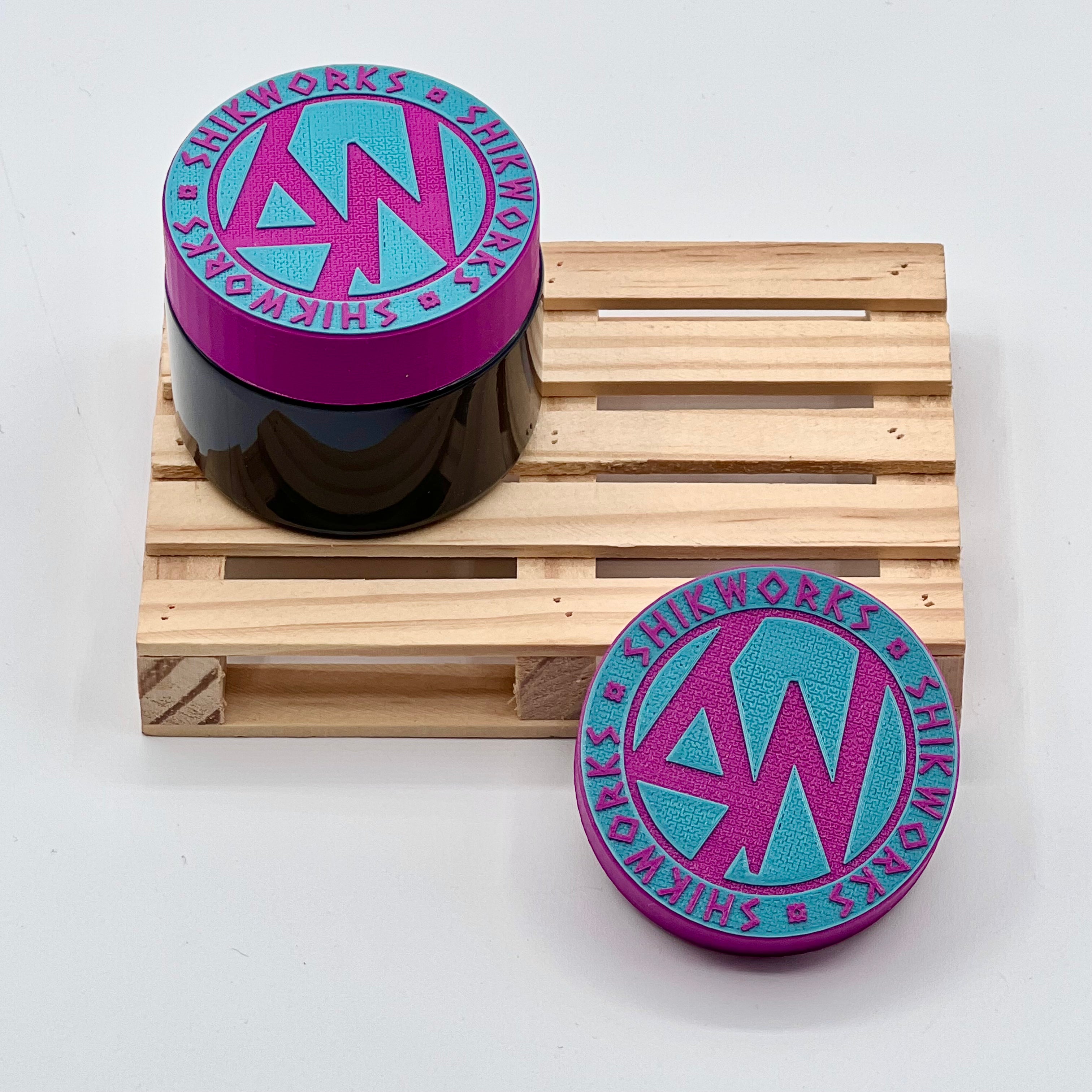 SW bote 50 ml morado/turquesa - Shikworks