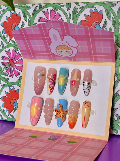 Tropical Dream – Uñas Press On