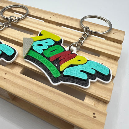 Trompe sticker llavero - Shikworks