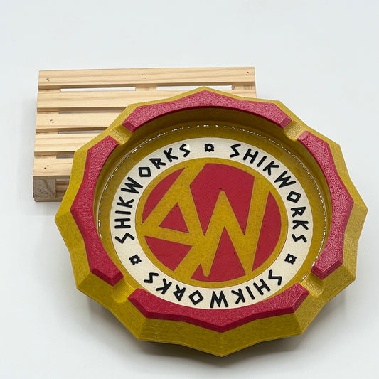 SW cenicero L (rojo/mostaza) - Shikworks