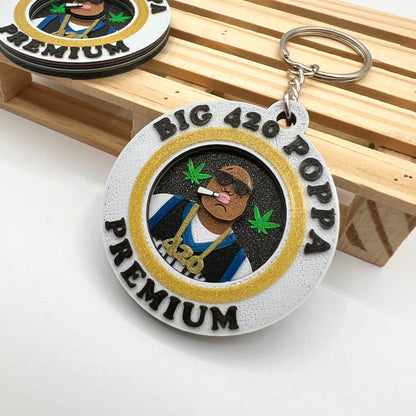 Big 420 Poppa llavero - Shikworks