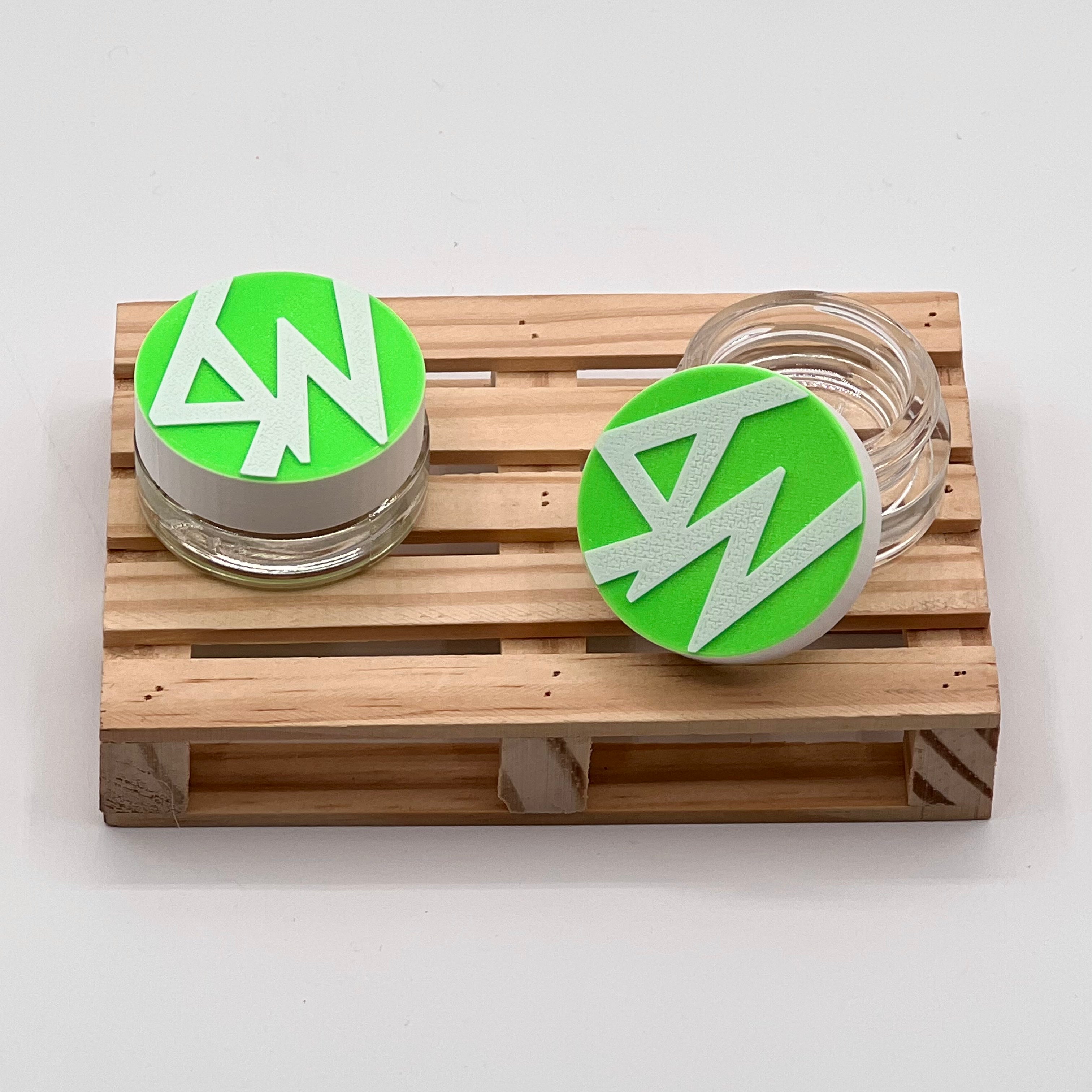 SW bote 5 ml verde / blanco - Shikworks