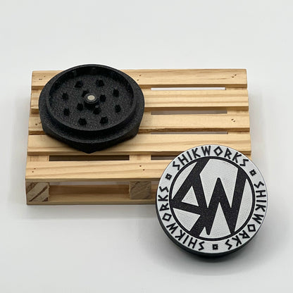 SW Grinder M negro galaxia/blanco - Shikworks