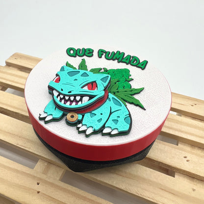 Bulbasur grinder M rojo - Shikworks