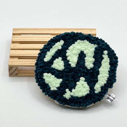 Posavasos punch needle SW azul - Shikworks