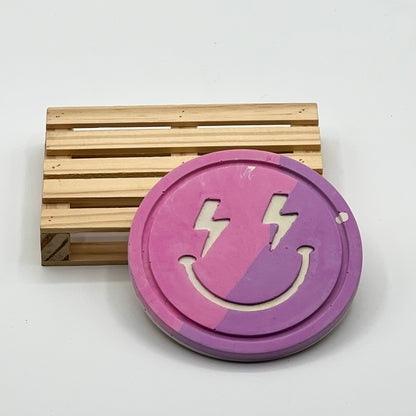 Posavasos rayos rosa/morado - Shikworks