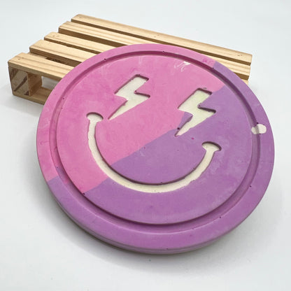 Posavasos rayos rosa/morado - Shikworks