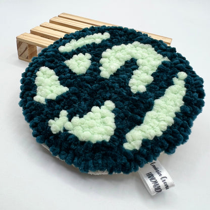 Posavasos punch needle SW azul - Shikworks