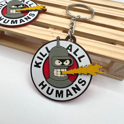 Robot Kill All llavero - Shikworks