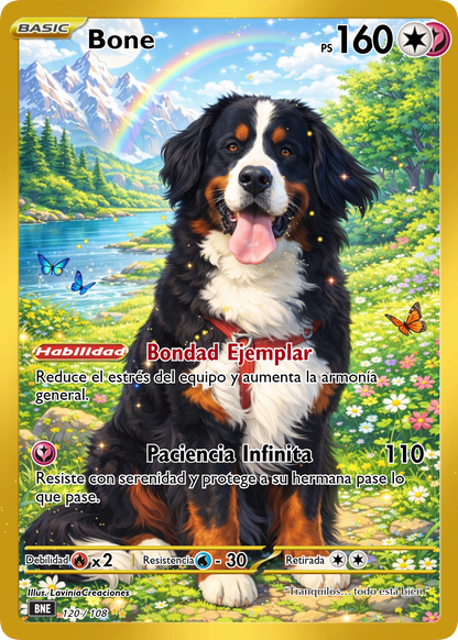 Carta personalizada estilo Pokémon – Convierte tu mascota o a ti mismo en una carta única