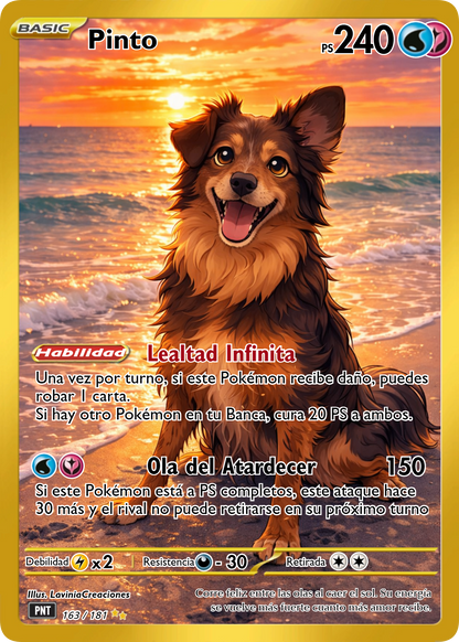 Carta personalizada estilo Pokémon – Convierte tu mascota o a ti mismo en una carta única