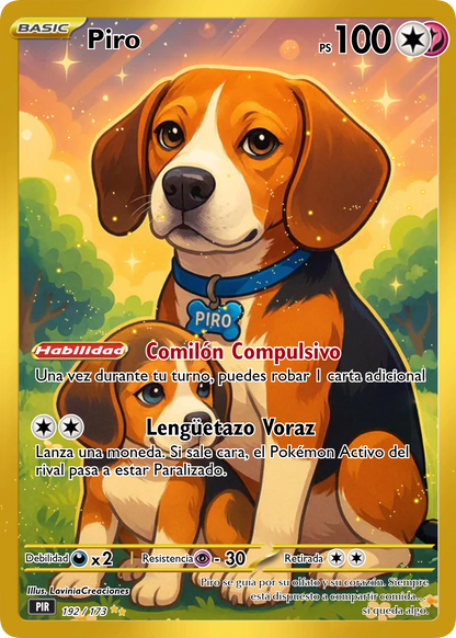 Carta personalizada estilo Pokémon – Convierte tu mascota o a ti mismo en una carta única
