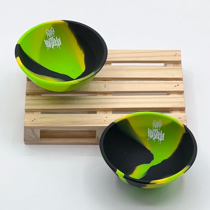 Cuenco silicona QueFumada verde/negro - Shikworks